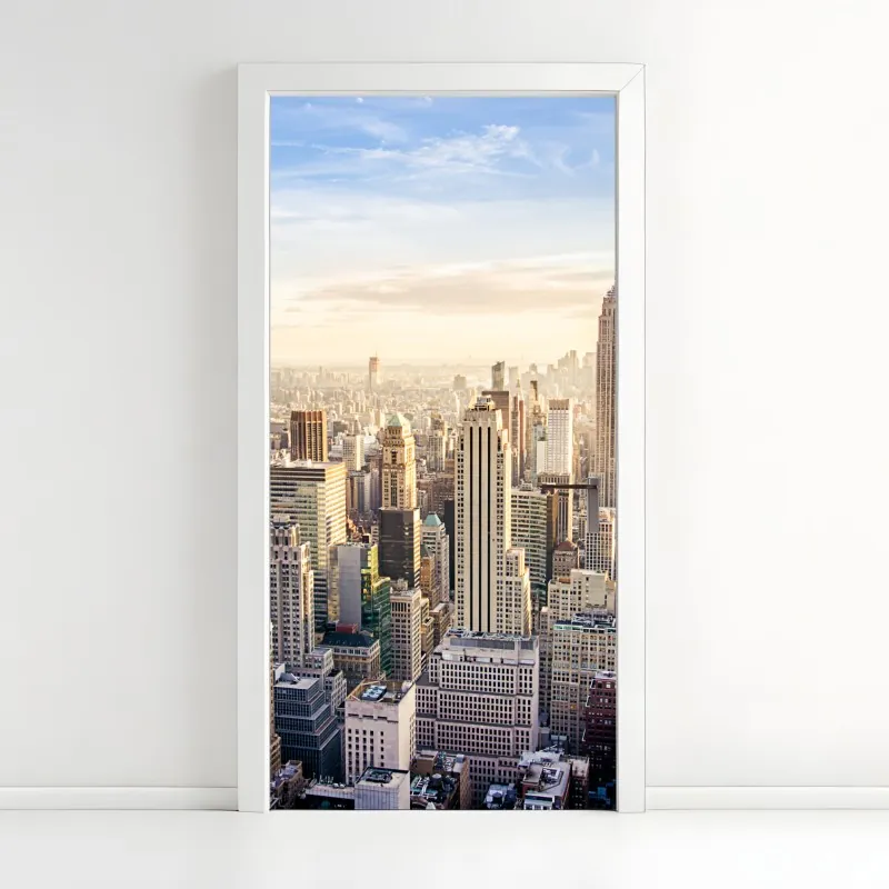 Naklejka na drzwi kręty szlak w Zillertalu – Wallissimo®