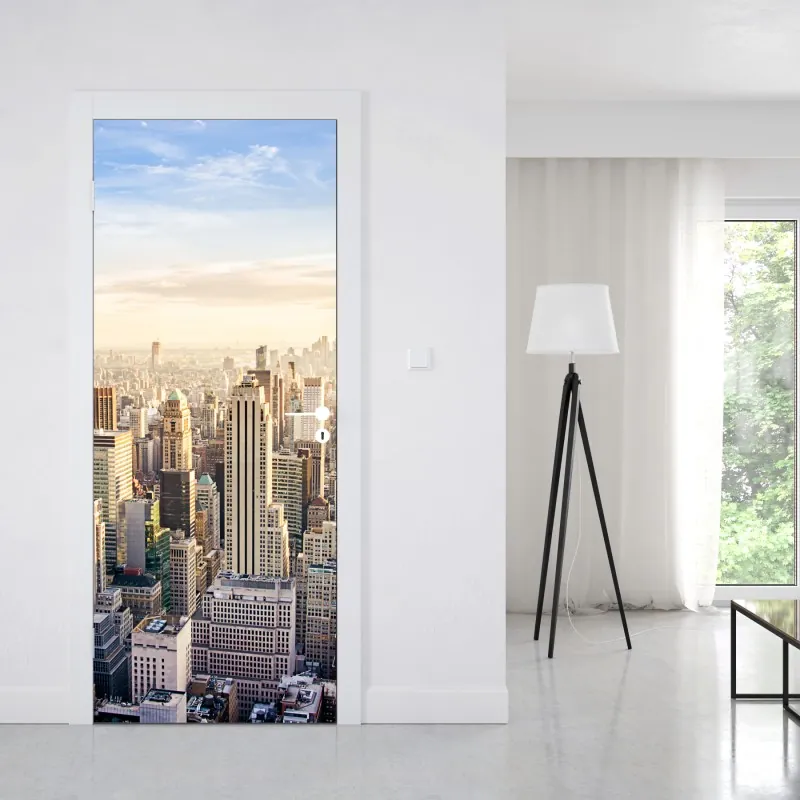 Naklejka na drzwi kręty szlak w Zillertalu – Wallissimo®