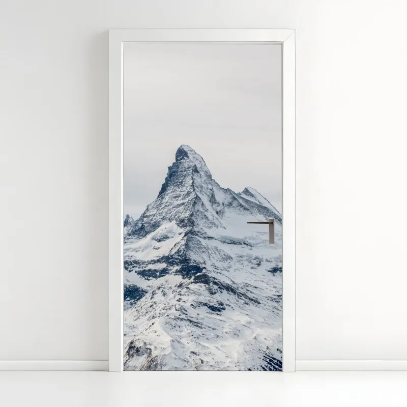 Naklejka na drzwi Statua Wolności w monochromie – Wallissimo®