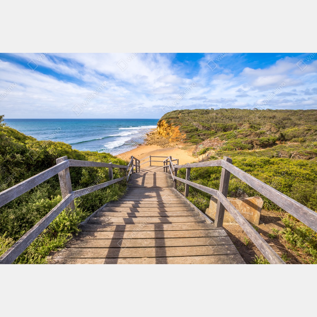 Naklejka na drzwi ścieżka do Bells Beach nadmorski pejzaż – Wallissimo® Naklejka na drzwi ścieżka do Bells Beach nadmorski pejzaż – Wallissimo®