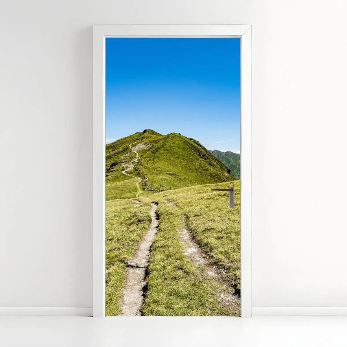 Naklejka na drzwi kręty szlak w Zillertalu – Wallissimo® Naklejka na drzwi kręty szlak w Zillertalu – Wallissimo®