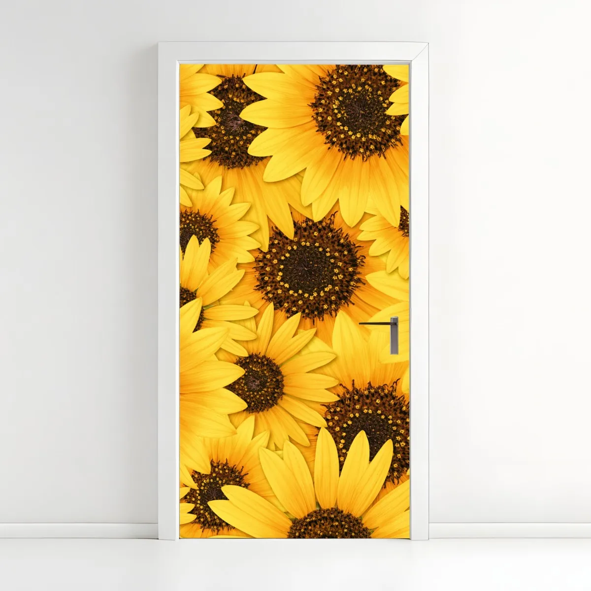 Naklejka na drzwi złote słoneczniki – Wallissimo® Naklejka na drzwi złote słoneczniki – Wallissimo®