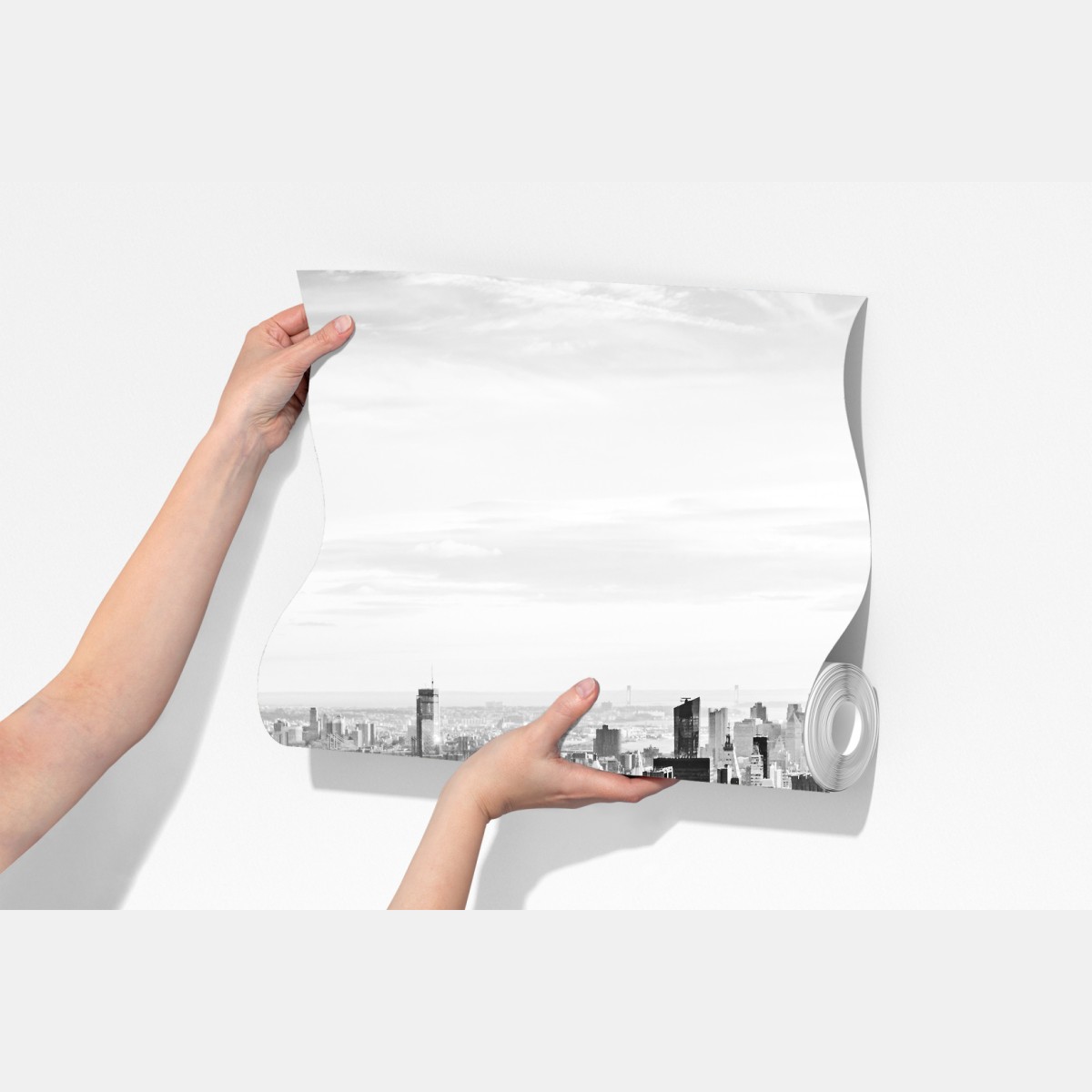Fototapeta Nowy Jork panorama w odcieniach szarości – Wallissimo® Fototapeta Nowy Jork panorama w odcieniach szarości – Wallissimo®