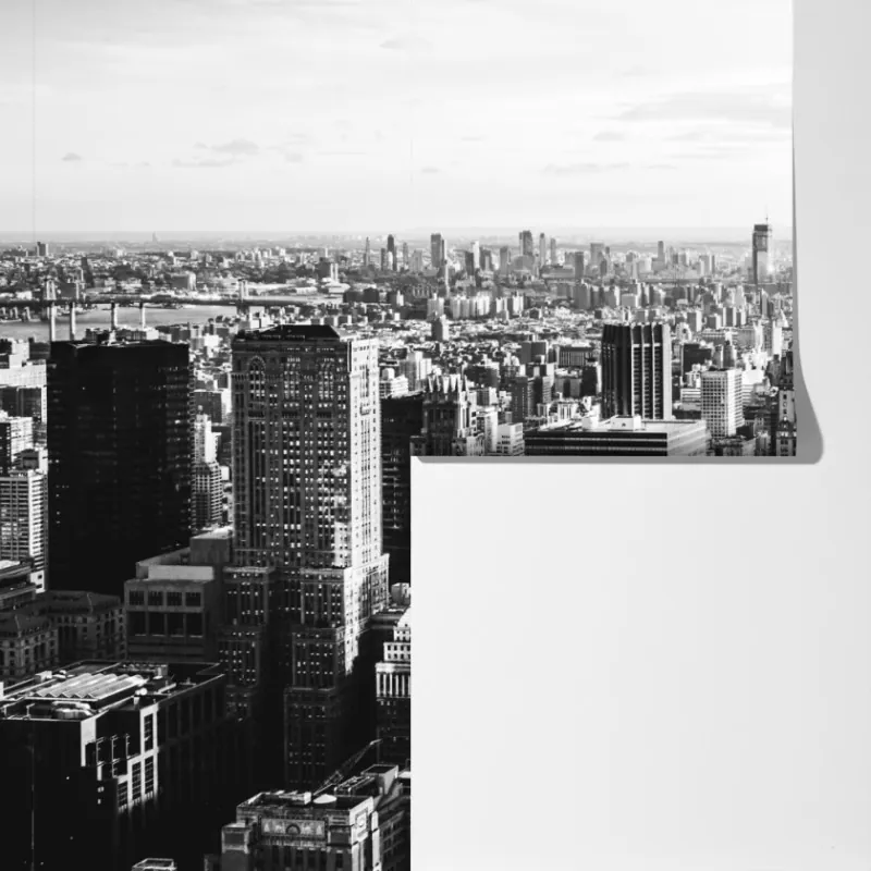 Fototapeta Nowy Jork panorama w odcieniach szarości – Wallissimo® Fototapeta Nowy Jork panorama w odcieniach szarości – Wallissimo®
