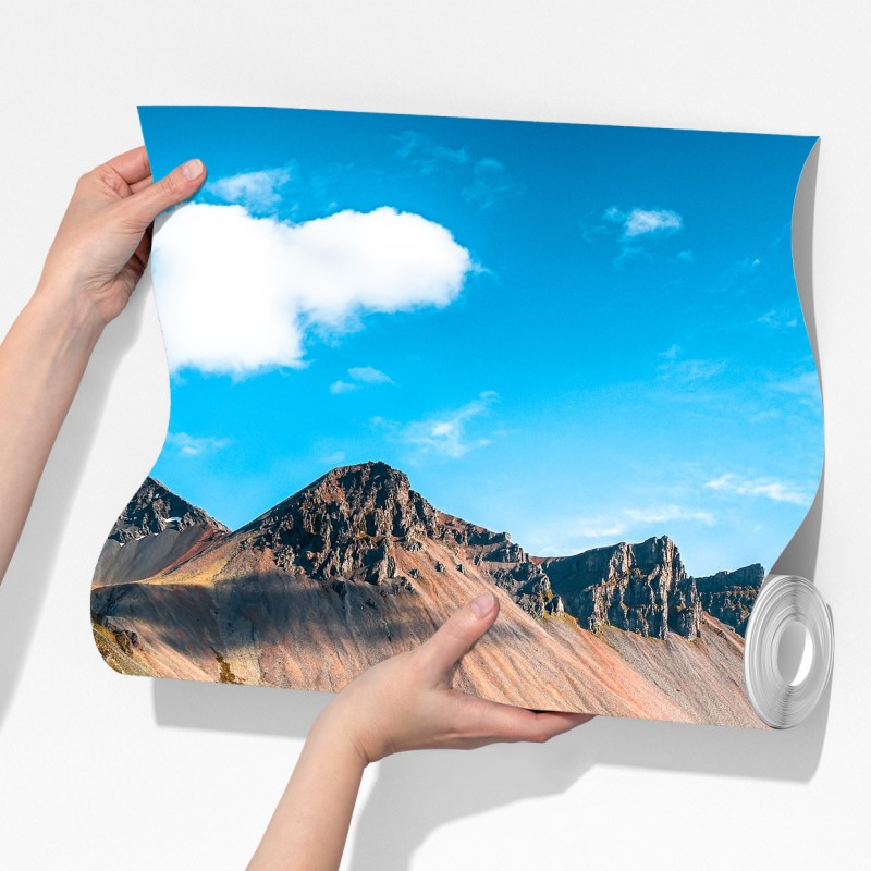 Fototapeta odbicie Vestrahorn na spokojnych wodach Stokksnes, Islandia – Wallissimo® Fototapeta odbicie Vestrahorn na spokojnych wodach Stokksnes, Islandia – Wallissimo®