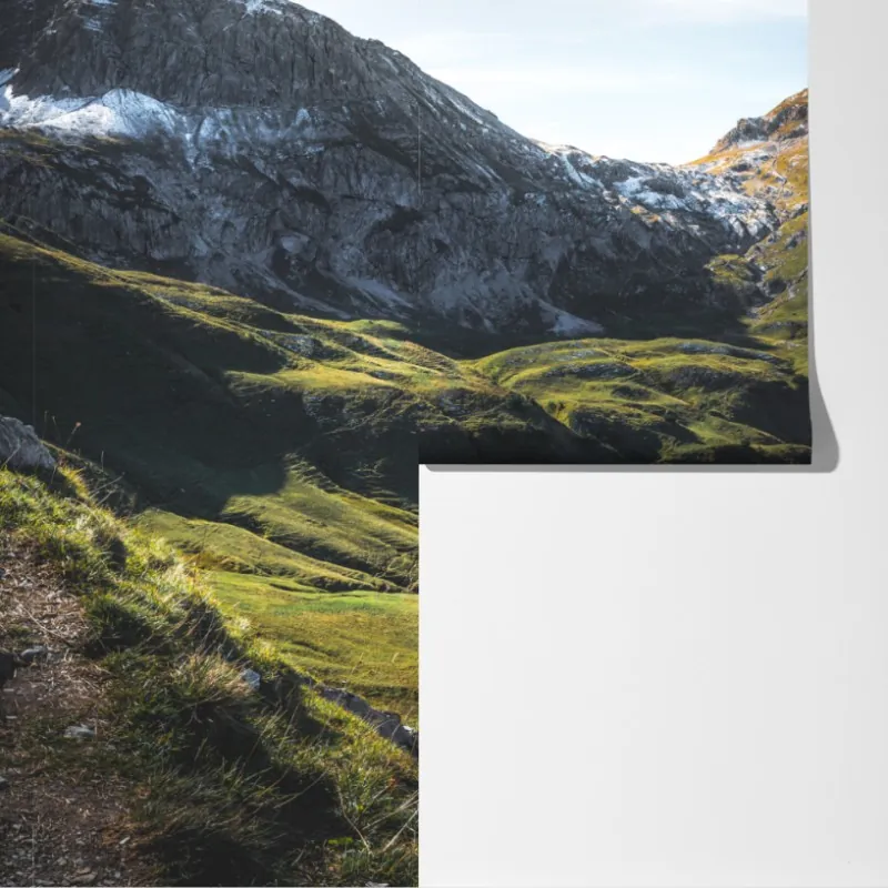 Fototapeta turkusowe jezioro w Schrecksee, Bawaria – Wallissimo® Fototapeta turkusowe jezioro w Schrecksee, Bawaria – Wallissimo®