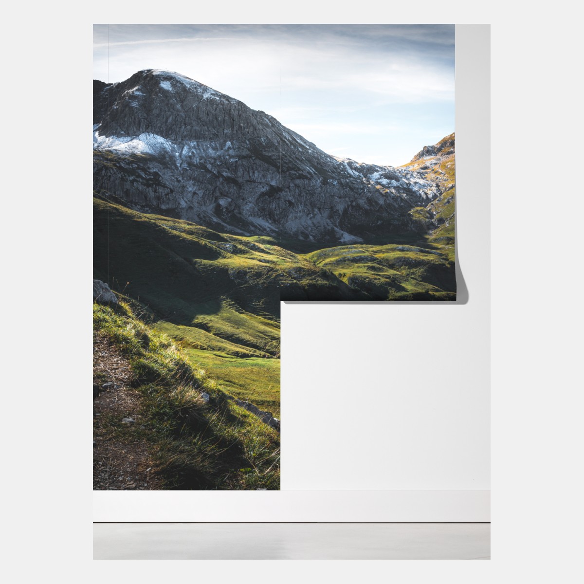 Fototapeta turkusowe jezioro w Schrecksee, Bawaria – Wallissimo® Fototapeta turkusowe jezioro w Schrecksee, Bawaria – Wallissimo®