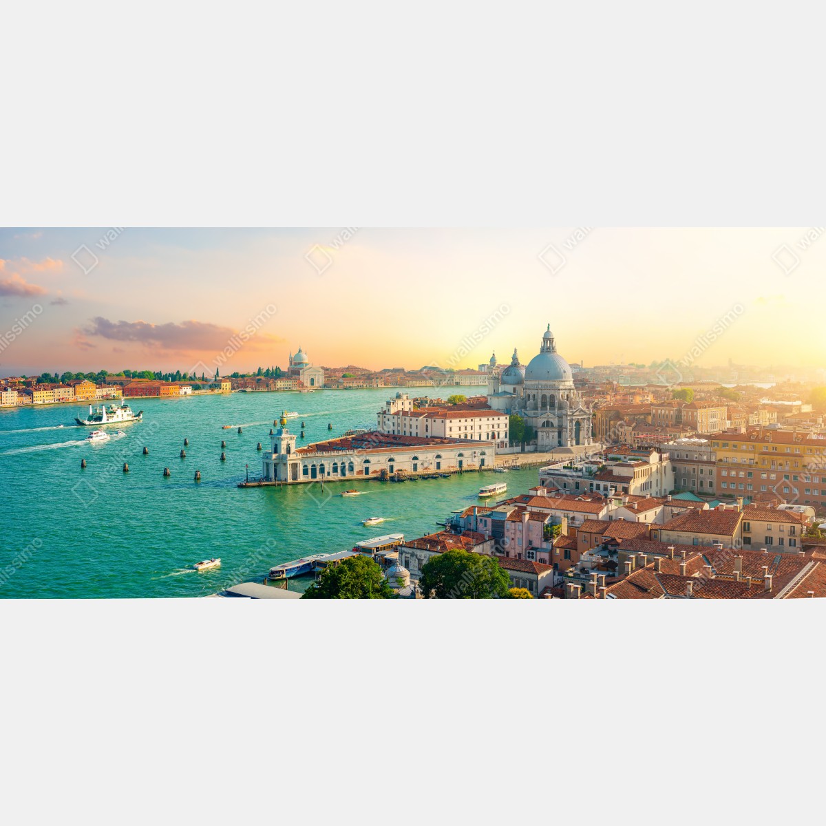 Fototapeta zachód słońca nad Wenecją – Wallissimo® Fototapeta zachód słońca nad Wenecją – Wallissimo®
