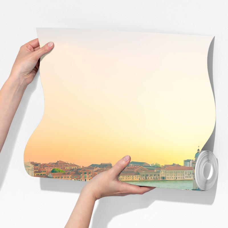 Fototapeta zachód słońca nad Wenecją – Wallissimo® Fototapeta zachód słońca nad Wenecją – Wallissimo®