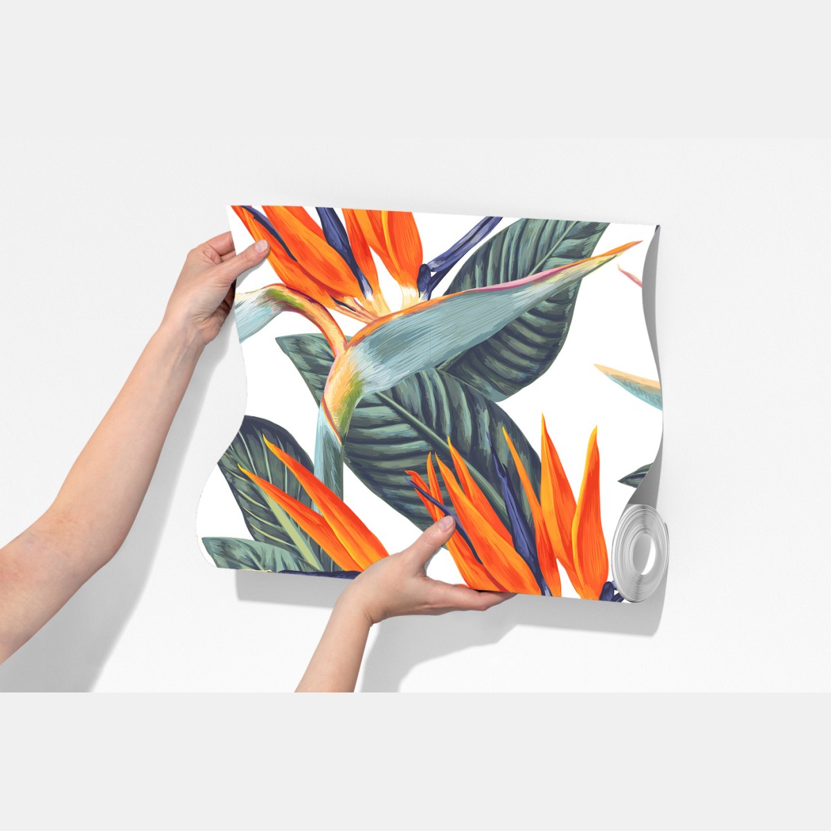 Fototapeta tropikalny wzór strelicji – Wallissimo® Fototapeta tropikalny wzór strelicji – Wallissimo®