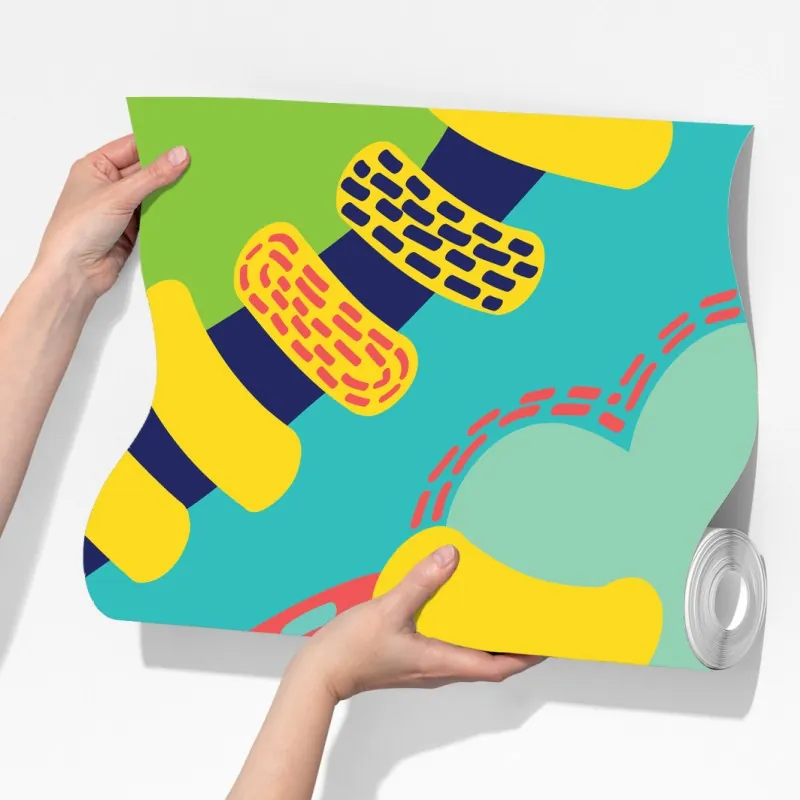 Fototapeta żywy abstrakcyjny wzór – Wallissimo® Fototapeta żywy abstrakcyjny wzór – Wallissimo®