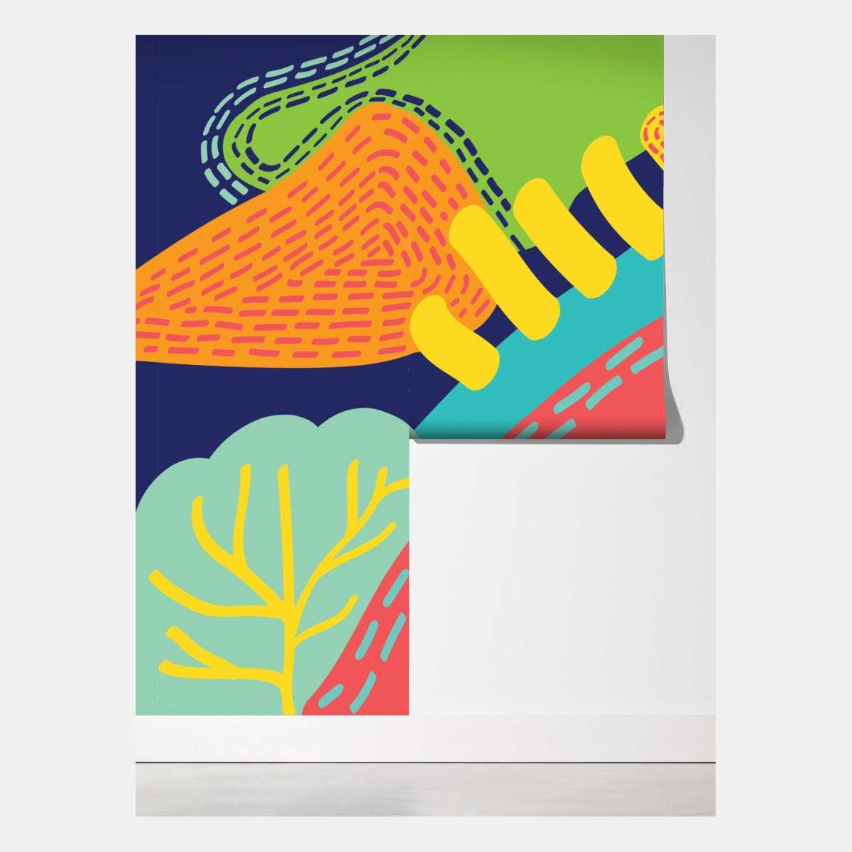 Fototapeta żywy abstrakcyjny wzór – Wallissimo® Fototapeta żywy abstrakcyjny wzór – Wallissimo®