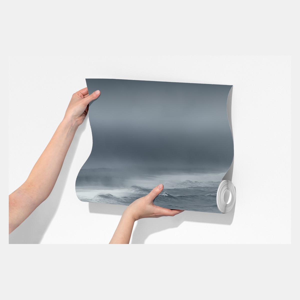 Fototapeta burzliwe wybrzeże Islandii panorama – Wallissimo® Fototapeta burzliwe wybrzeże Islandii panorama – Wallissimo®