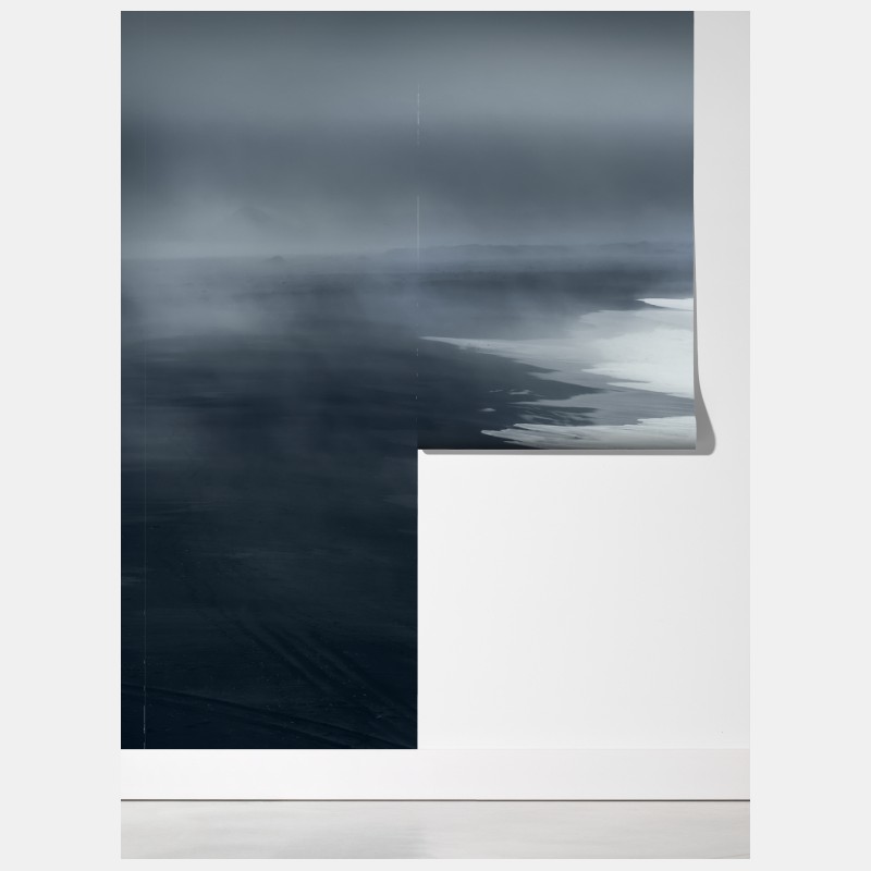 Fototapeta burzliwe wybrzeże Islandii panorama – Wallissimo® Fototapeta burzliwe wybrzeże Islandii panorama – Wallissimo®