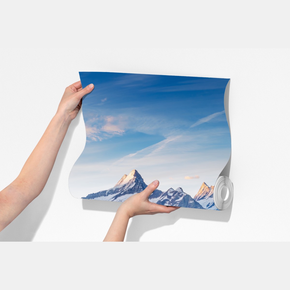 Fototapeta majestatyczne odbicie Alp przy Bachalpsee – Wallissimo® Fototapeta majestatyczne odbicie Alp przy Bachalpsee – Wallissimo®