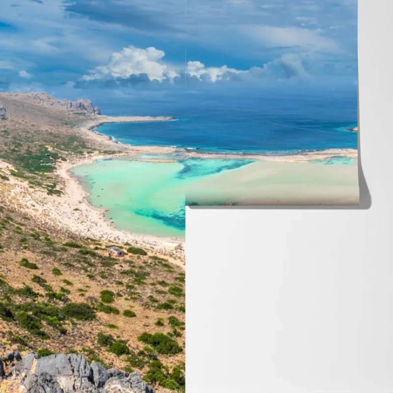 Fototapeta Balos Lagoon, Kreta panoramiczny widok na plażę – Wallissimo® Fototapeta Balos Lagoon, Kreta panoramiczny widok na plażę – Wallissimo®