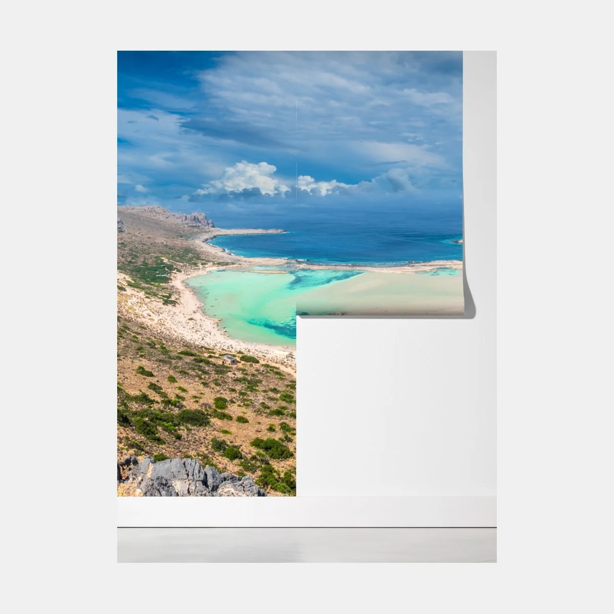 Fototapeta Balos Lagoon, Kreta panoramiczny widok na plażę – Wallissimo® Fototapeta Balos Lagoon, Kreta panoramiczny widok na plażę – Wallissimo®