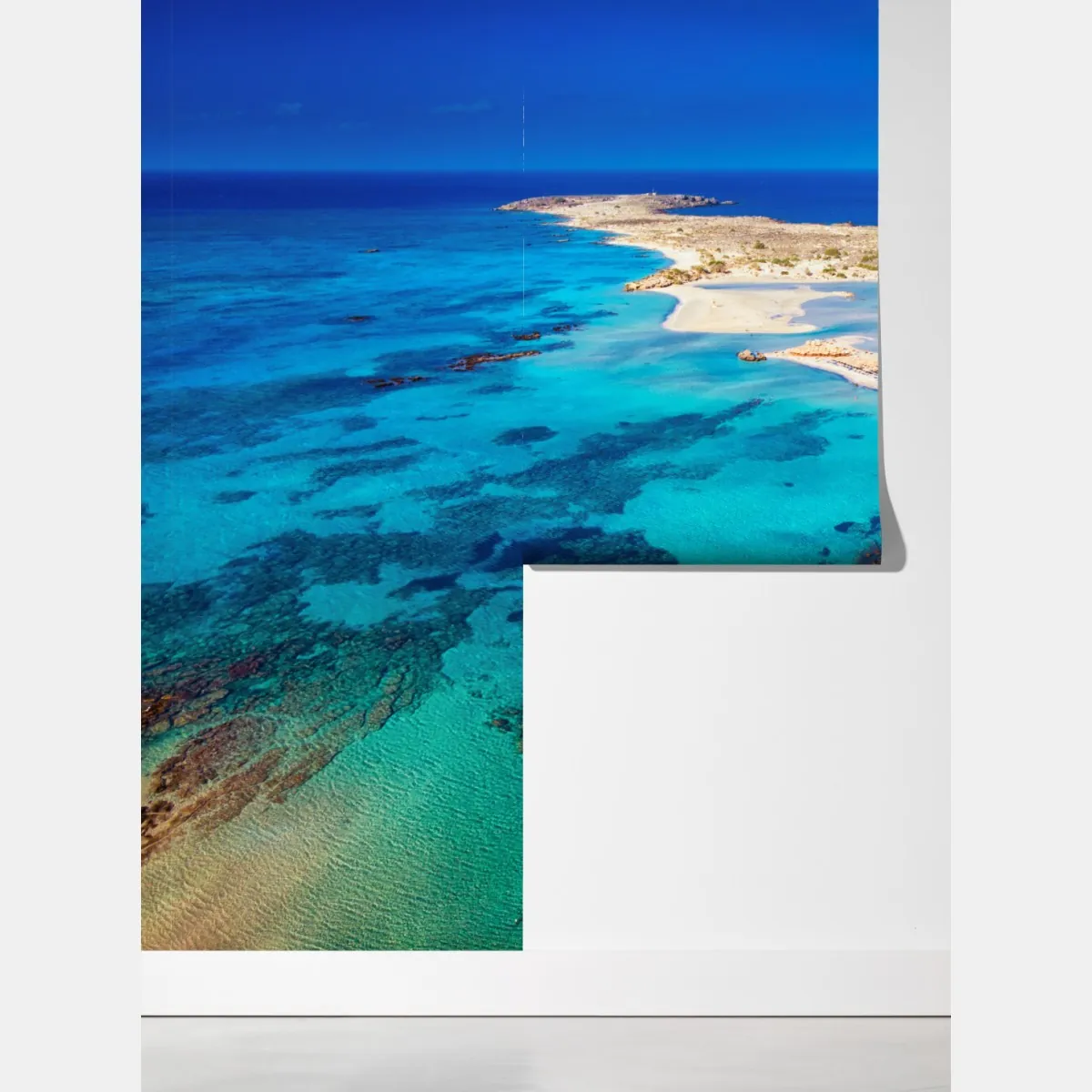 Fototapeta plaża Elafonissi, Kreta turkusowa laguna – Wallissimo® Fototapeta plaża Elafonissi, Kreta turkusowa laguna – Wallissimo®