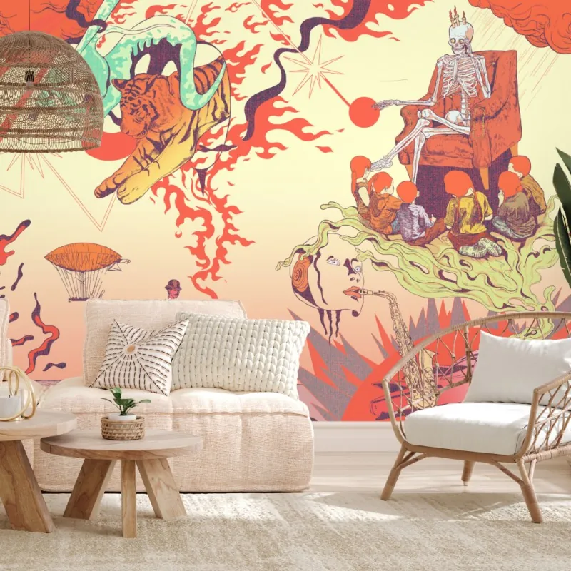 Fototapeta surrealne kolory i senne wizje