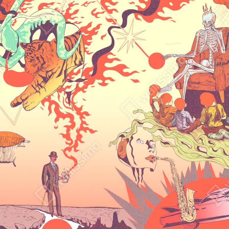 Fototapeta surrealne kolory i senne wizje – Wallissimo® Fototapeta surrealne kolory i senne wizje – Wallissimo®