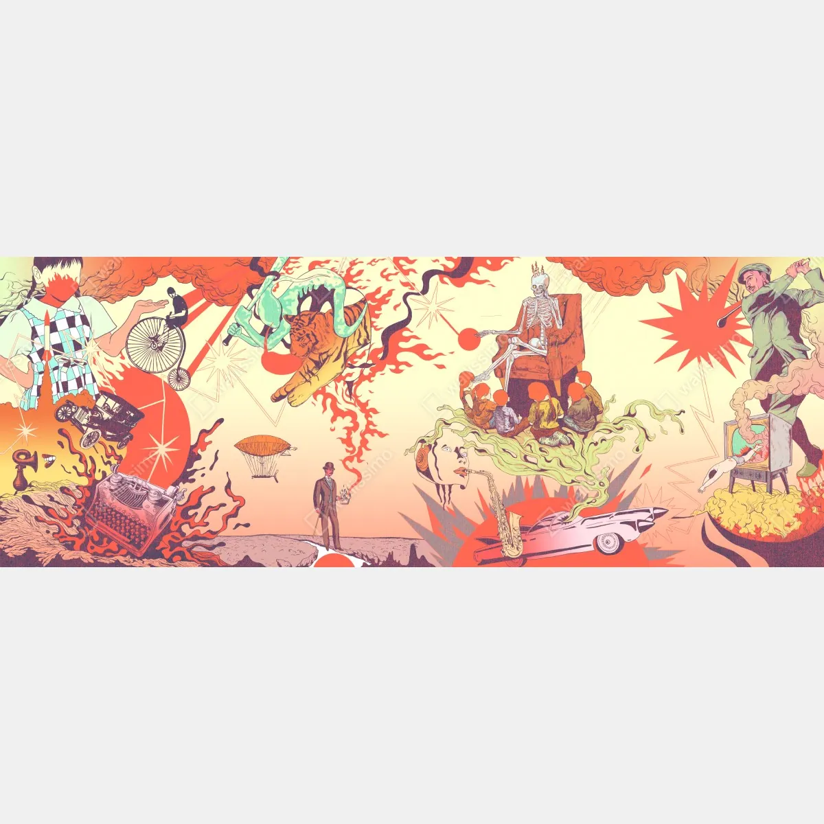 Fototapeta surrealne kolory i senne wizje – Wallissimo® Fototapeta surrealne kolory i senne wizje – Wallissimo®