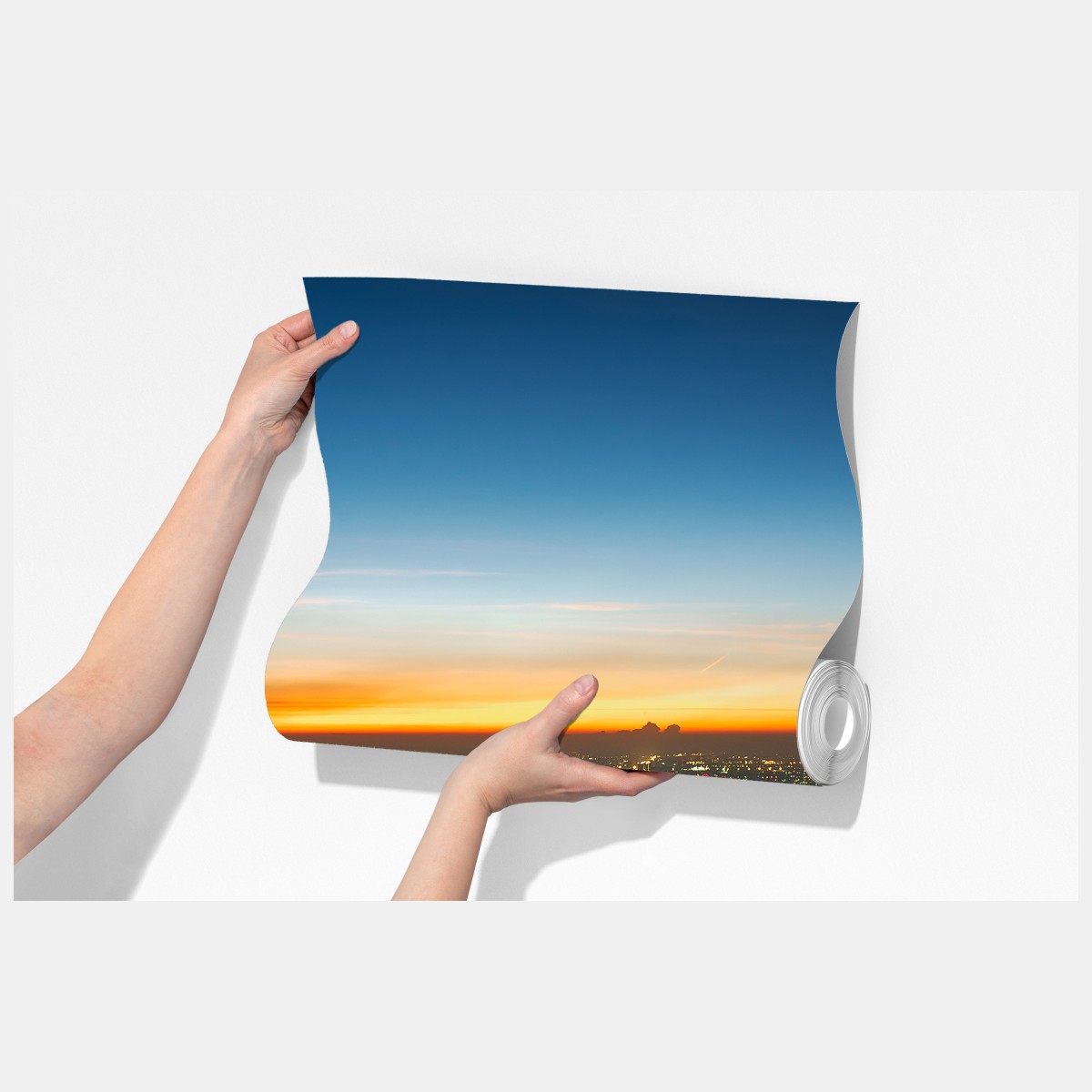 Fototapeta panorama Bangkoku o zmierzchu – Wallissimo® Fototapeta panorama Bangkoku o zmierzchu – Wallissimo®