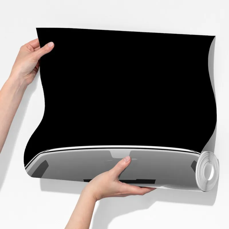 Fototapeta szykowny czarny samochód sportowy z przodu – Wallissimo® Fototapeta szykowny czarny samochód sportowy z przodu – Wallissimo®