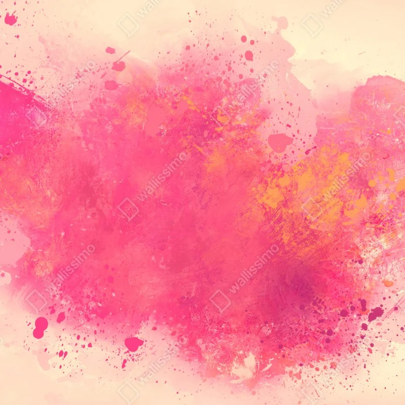 Fototapeta żywa różowa akwarelowa plama – Wallissimo® Fototapeta żywa różowa akwarelowa plama – Wallissimo®