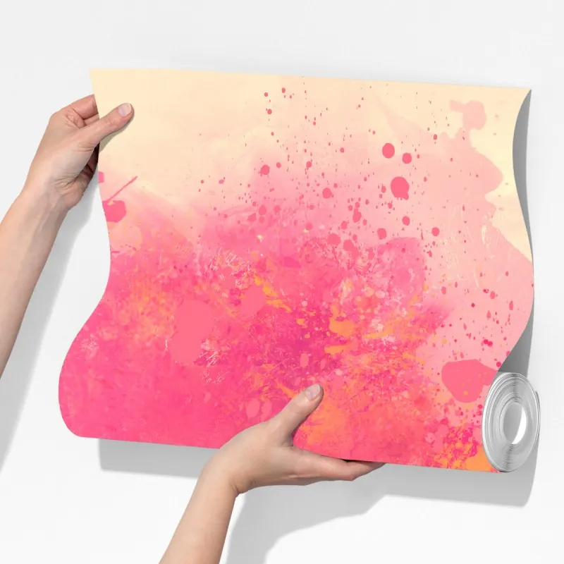 Fototapeta żywa różowa akwarelowa plama – Wallissimo® Fototapeta żywa różowa akwarelowa plama – Wallissimo®