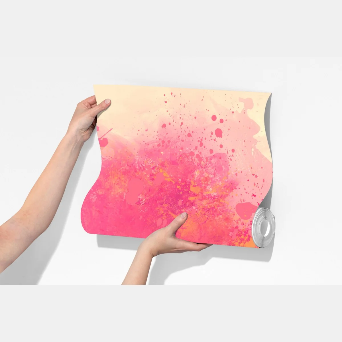 Fototapeta żywa różowa akwarelowa plama – Wallissimo® Fototapeta żywa różowa akwarelowa plama – Wallissimo®