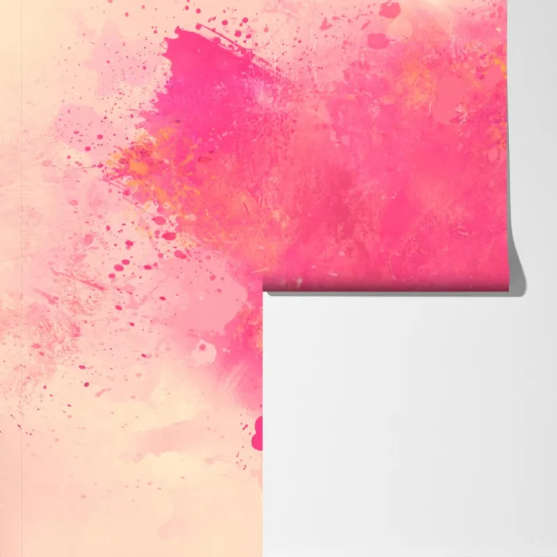 Fototapeta żywa różowa akwarelowa plama – Wallissimo® Fototapeta żywa różowa akwarelowa plama – Wallissimo®