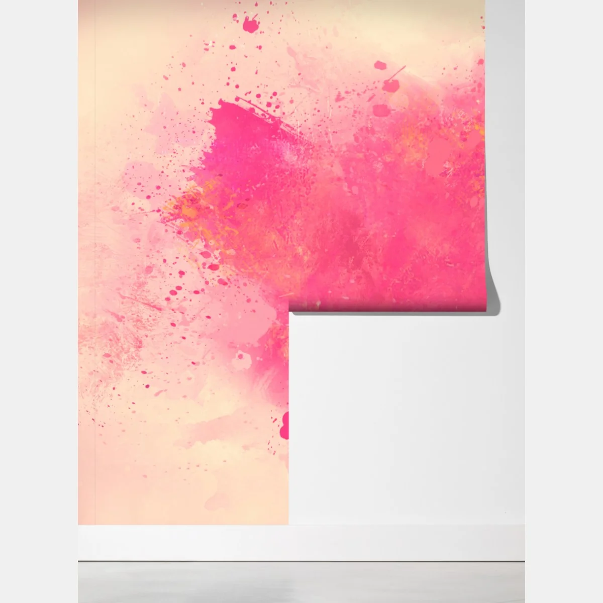 Fototapeta żywa różowa akwarelowa plama – Wallissimo® Fototapeta żywa różowa akwarelowa plama – Wallissimo®