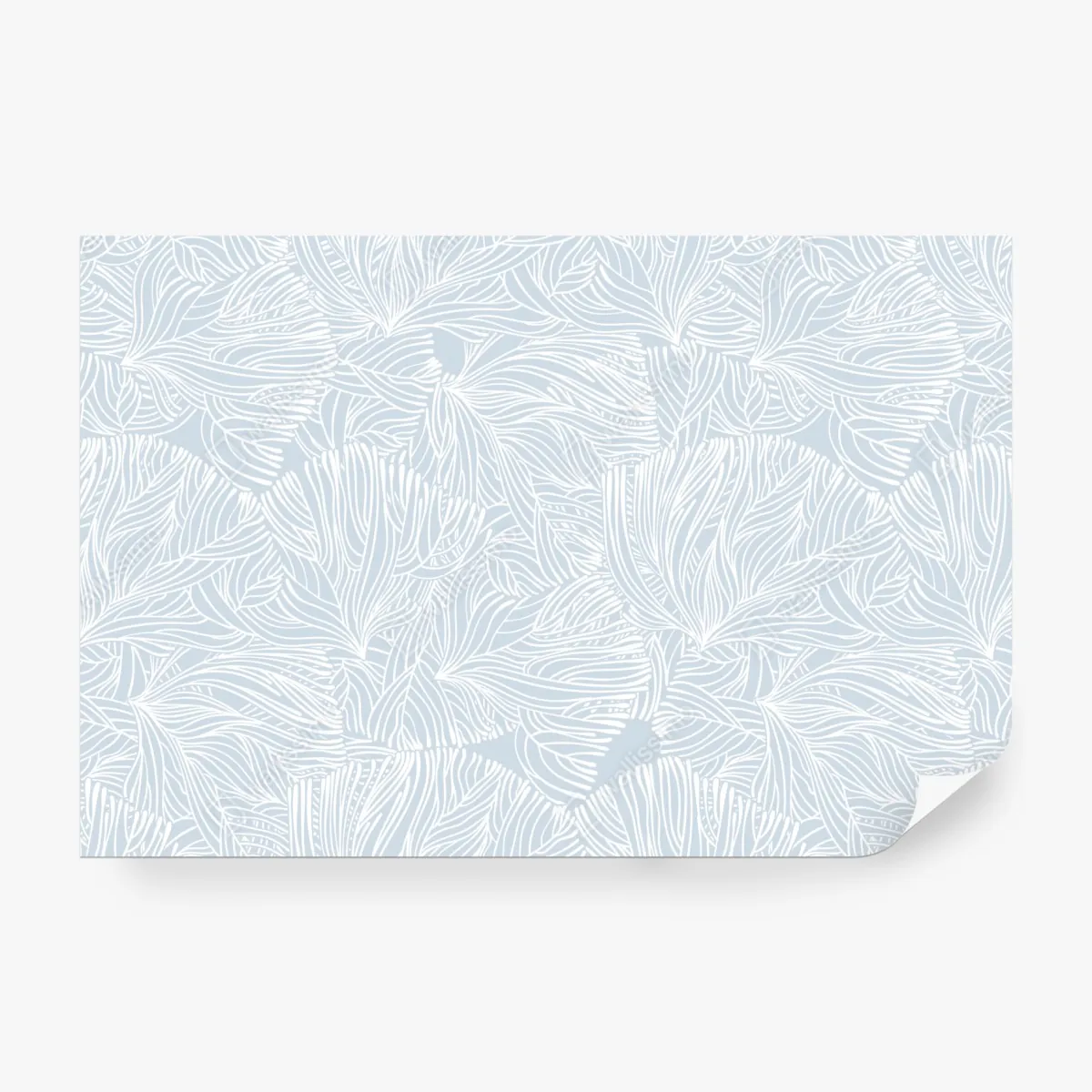 Fototapeta delikatny niebieski wzór botaniczny – Wallissimo® Fototapeta delikatny niebieski wzór botaniczny – Wallissimo®