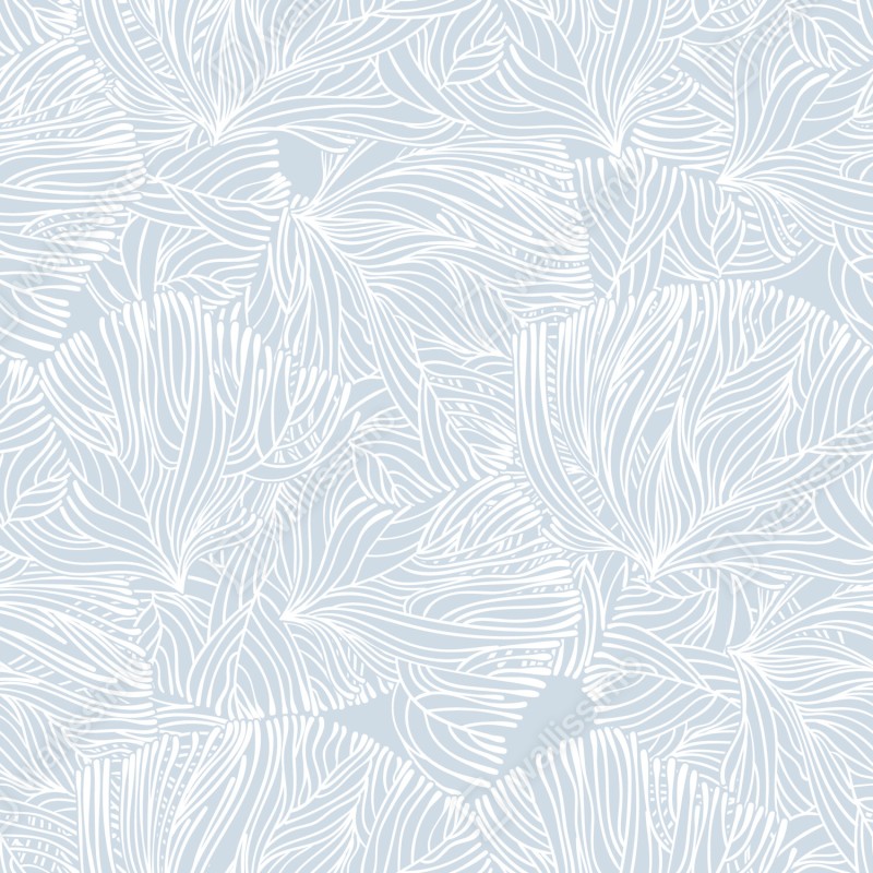 Fototapeta delikatny niebieski wzór botaniczny – Wallissimo® Fototapeta delikatny niebieski wzór botaniczny – Wallissimo®
