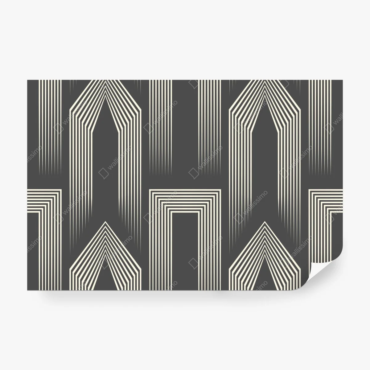 Fototapeta geometryczny wzór art deco w odcieniach szarości i beżu – Wallissimo® Fototapeta geometryczny wzór art deco w odcieniach szarości i beżu – Wallissimo®