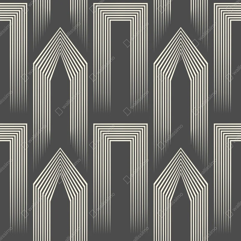 Fototapeta geometryczny wzór art deco w odcieniach szarości i beżu – Wallissimo® Fototapeta geometryczny wzór art deco w odcieniach szarości i beżu – Wallissimo®