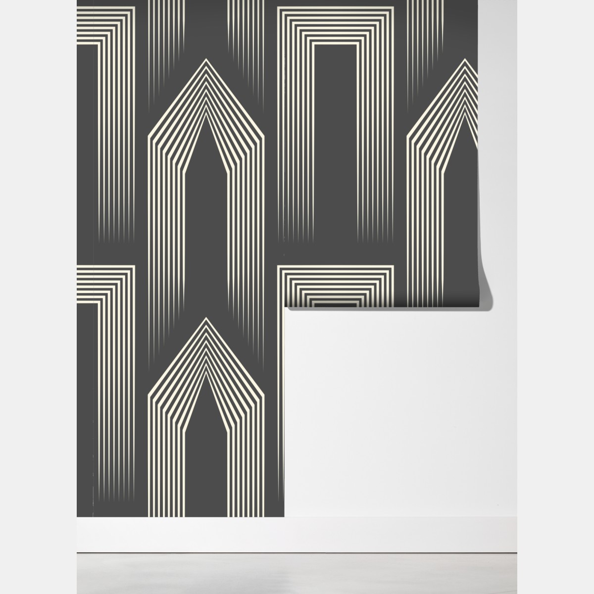 Fototapeta geometryczny wzór art deco w odcieniach szarości i beżu – Wallissimo® Fototapeta geometryczny wzór art deco w odcieniach szarości i beżu – Wallissimo®