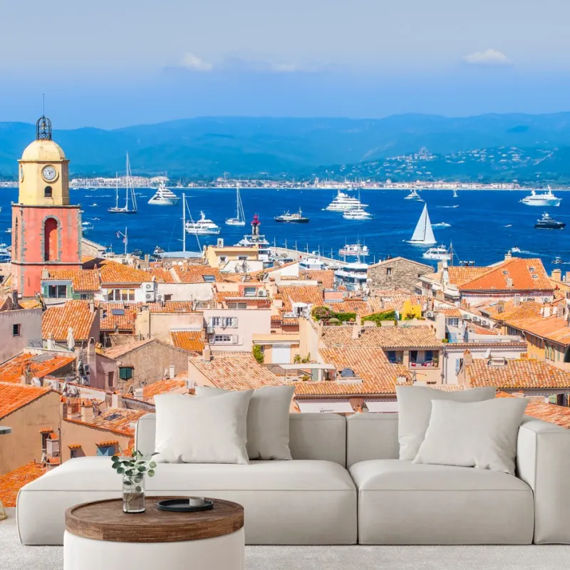 Fototapeta słoneczna panorama nadmorska