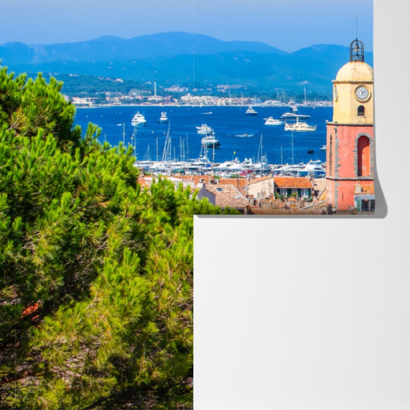 Fototapeta słoneczna panorama nadmorska – Wallissimo® Fototapeta słoneczna panorama nadmorska – Wallissimo®