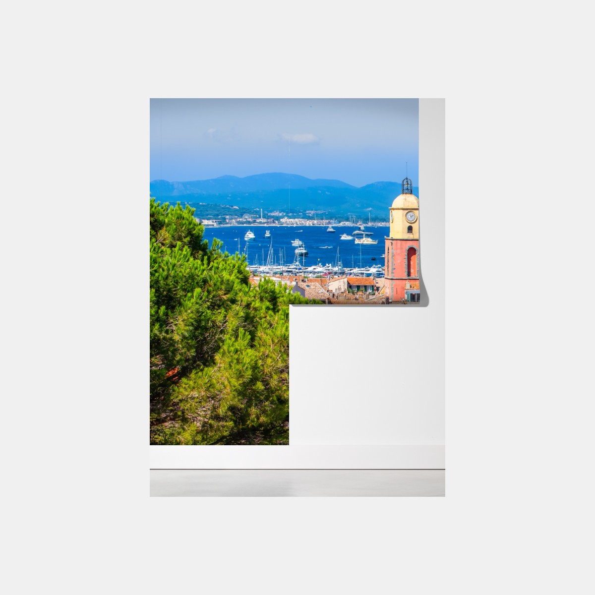 Fototapeta słoneczna panorama nadmorska – Wallissimo® Fototapeta słoneczna panorama nadmorska – Wallissimo®