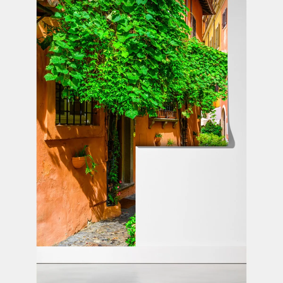 Fototapeta malownicza uliczka w Trastevere, Rzym – Wallissimo® Fototapeta malownicza uliczka w Trastevere, Rzym – Wallissimo®