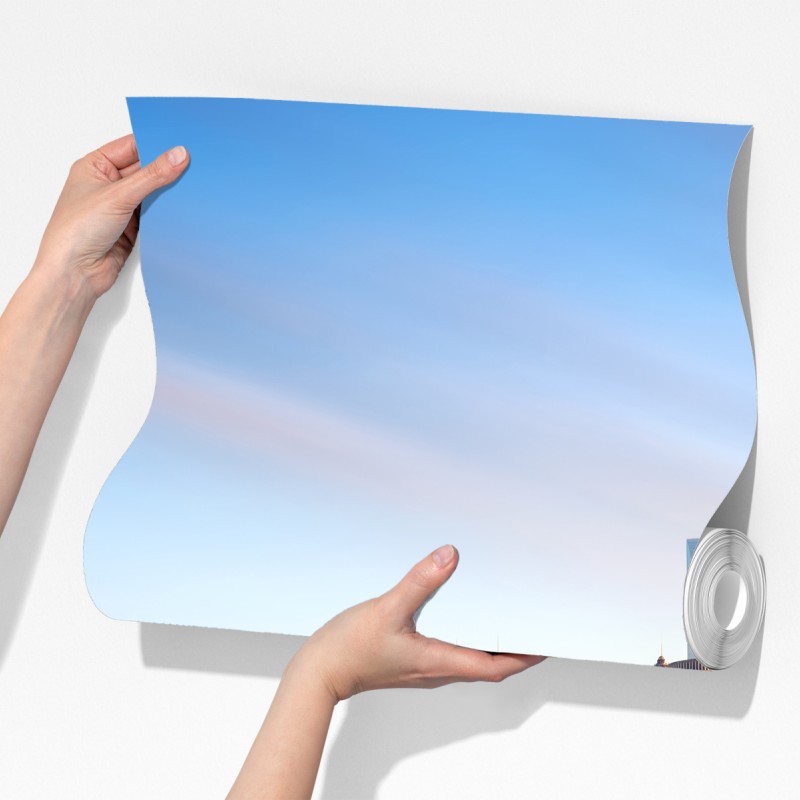 Fototapeta Szanghaj linia horyzontu nad wodą – Wallissimo® Fototapeta Szanghaj linia horyzontu nad wodą – Wallissimo®