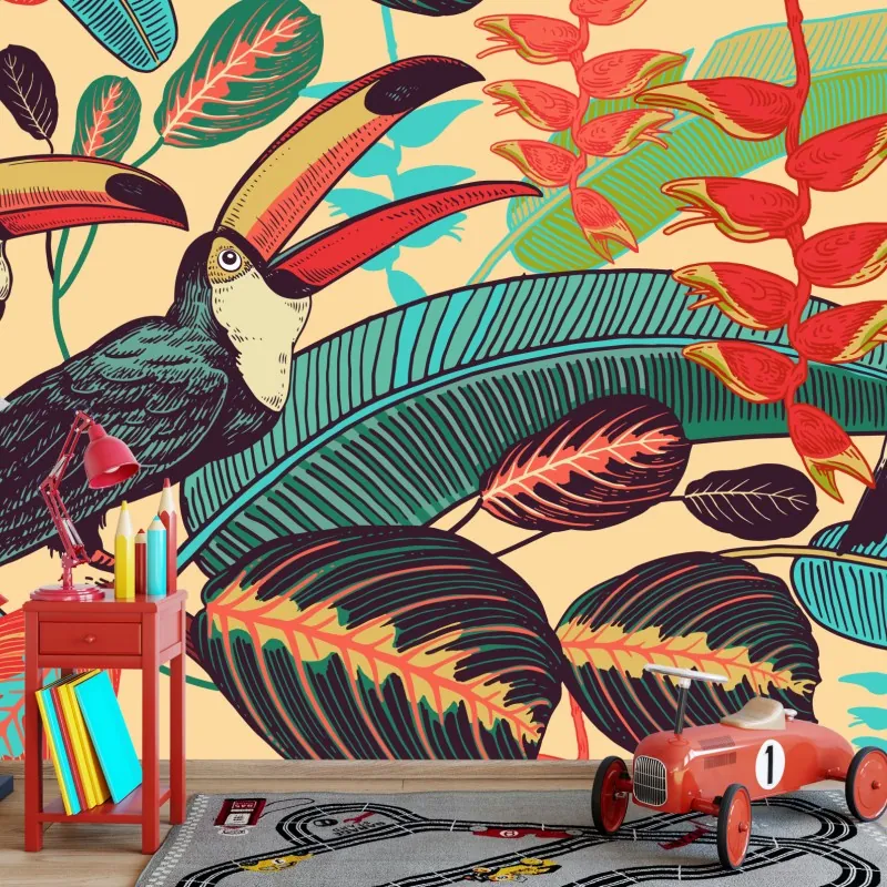 Fototapeta tropikalny raj tukanów