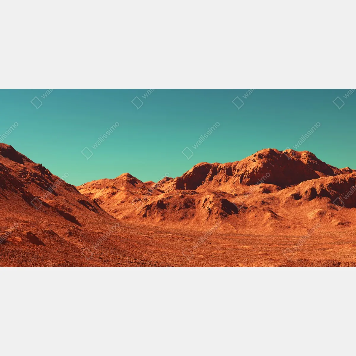 Fototapeta krajobraz marsa — widok planetarny – Wallissimo® Fototapeta krajobraz marsa — widok planetarny – Wallissimo®