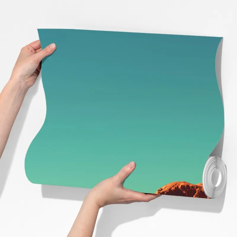 Fototapeta krajobraz marsa — widok planetarny – Wallissimo® Fototapeta krajobraz marsa — widok planetarny – Wallissimo®