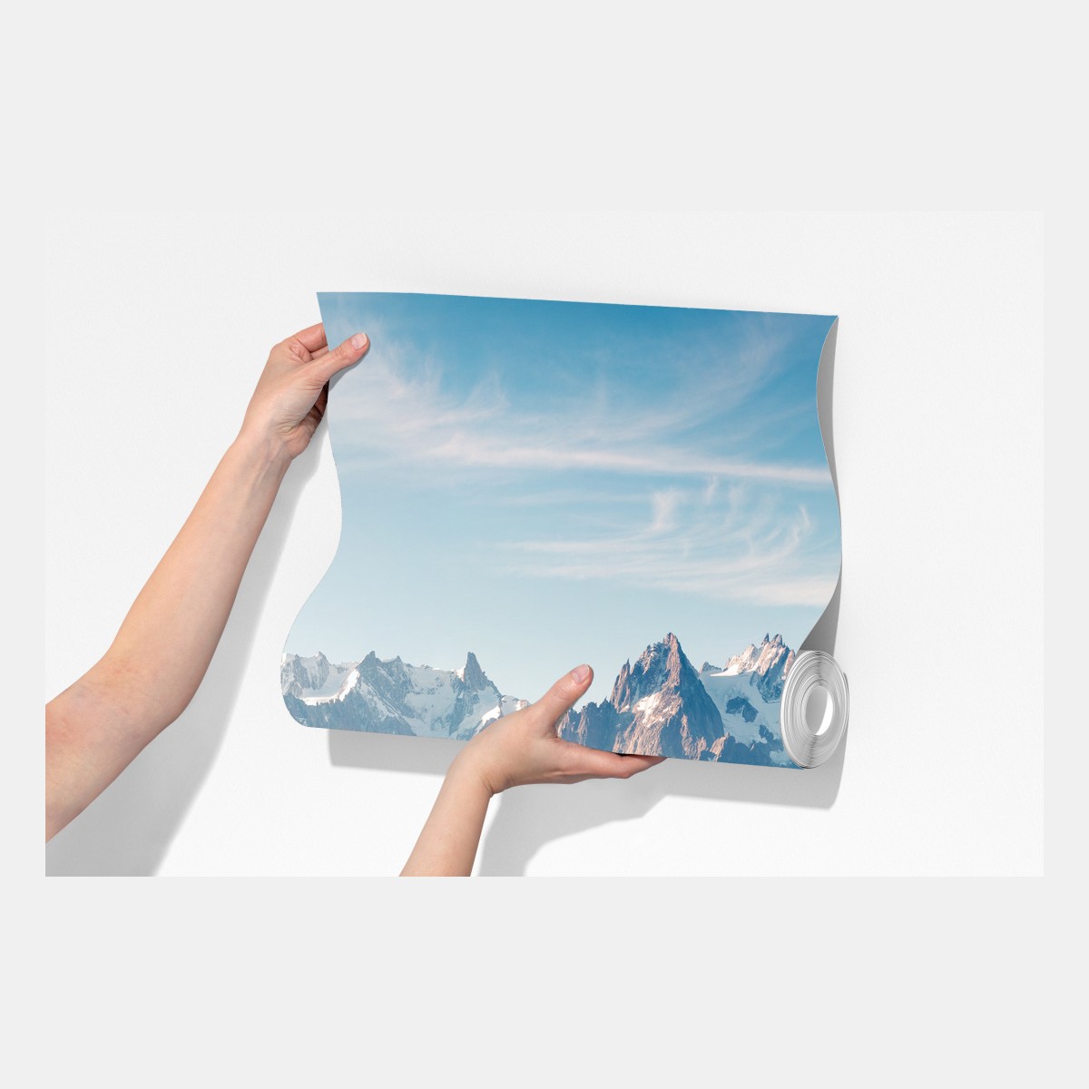 Fototapeta panorama Lac Blanc i Mont Blanc – Wallissimo® Fototapeta panorama Lac Blanc i Mont Blanc – Wallissimo®
