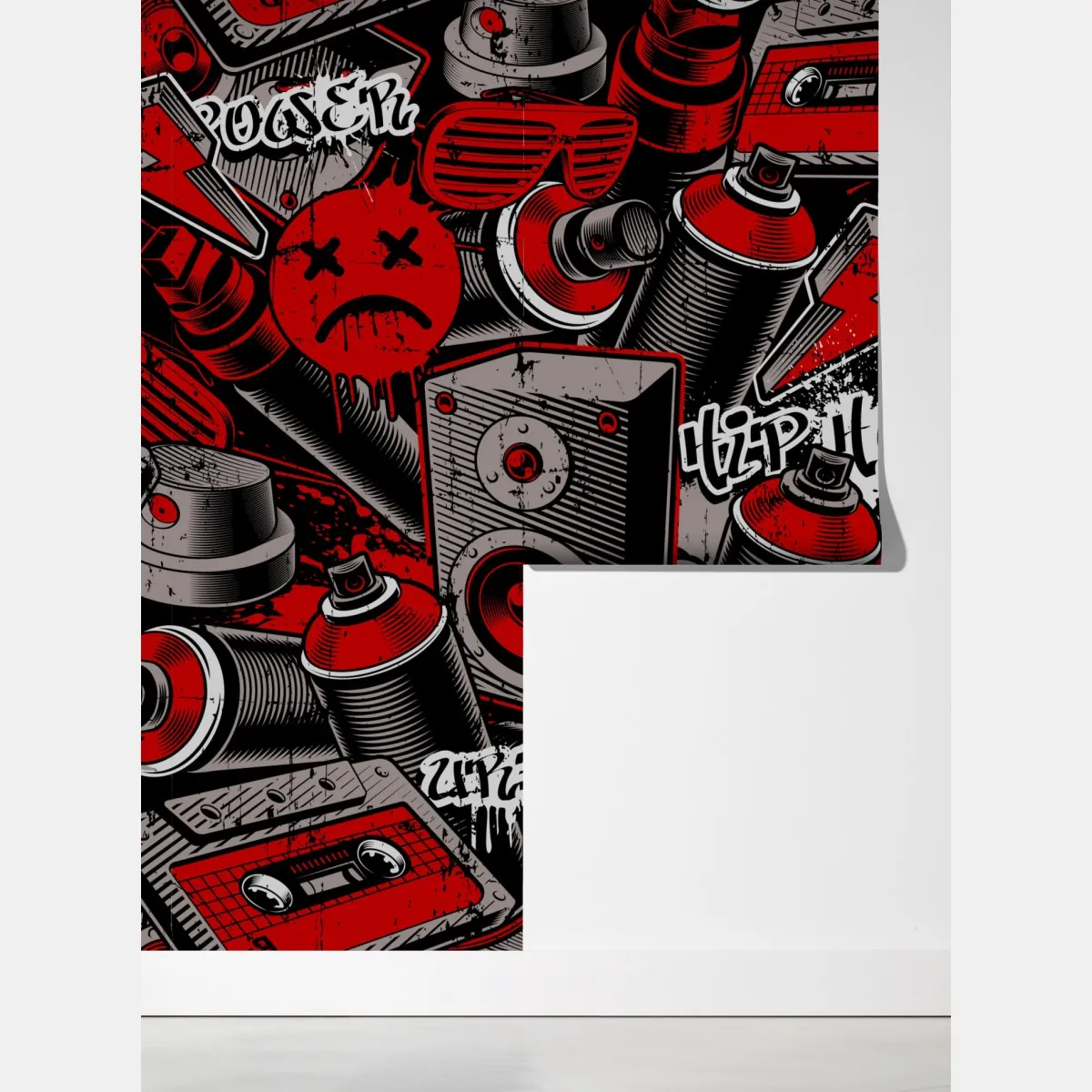 Fototapeta miejskie graffiti hip hop – Wallissimo® Fototapeta miejskie graffiti hip hop – Wallissimo®