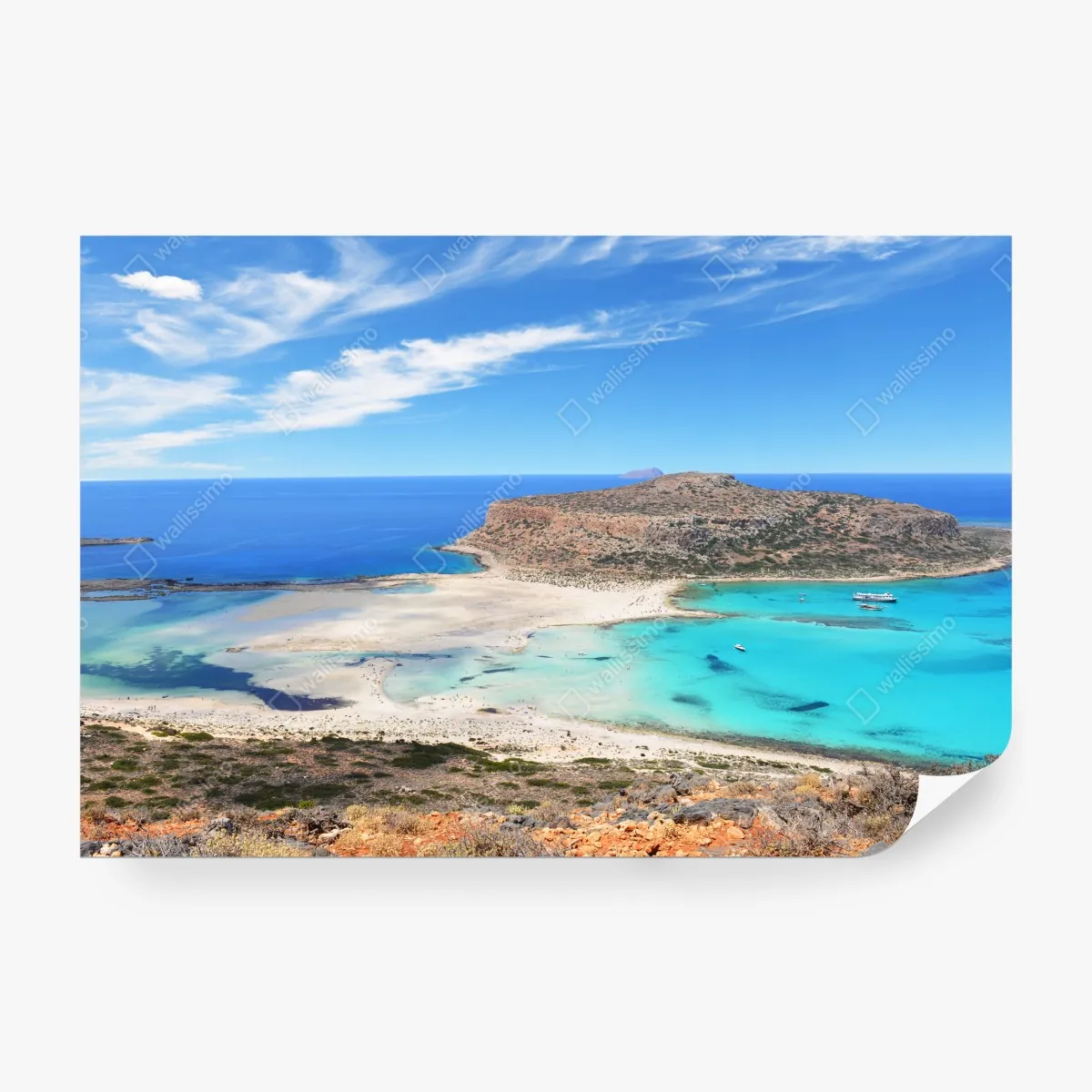 Fototapeta laguna Balos turkusowy krajobraz, Kreta – Wallissimo® Fototapeta laguna Balos turkusowy krajobraz, Kreta – Wallissimo®