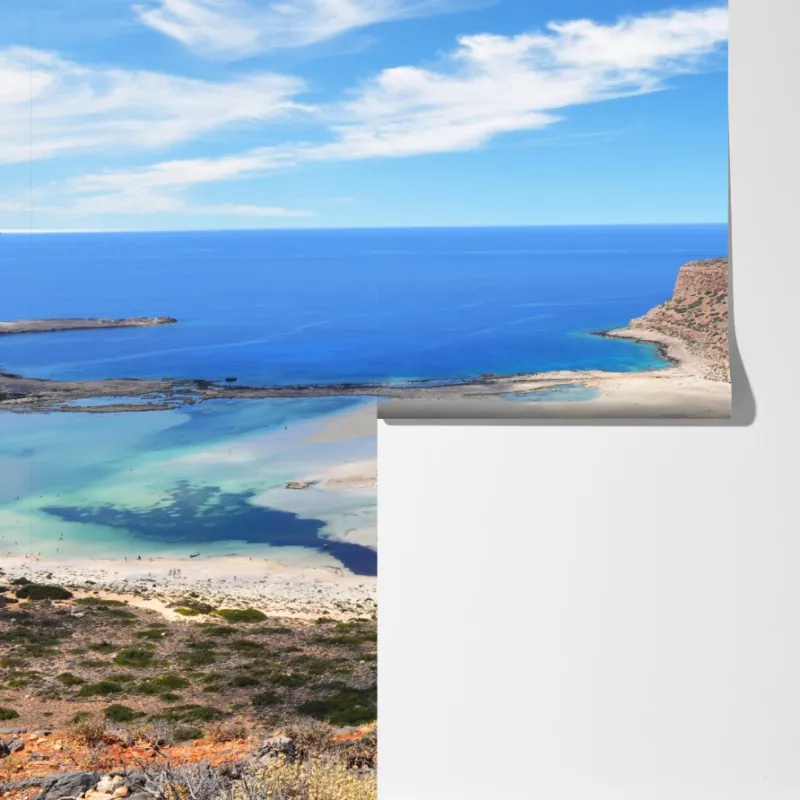 Fototapeta laguna Balos turkusowy krajobraz, Kreta – Wallissimo® Fototapeta laguna Balos turkusowy krajobraz, Kreta – Wallissimo®