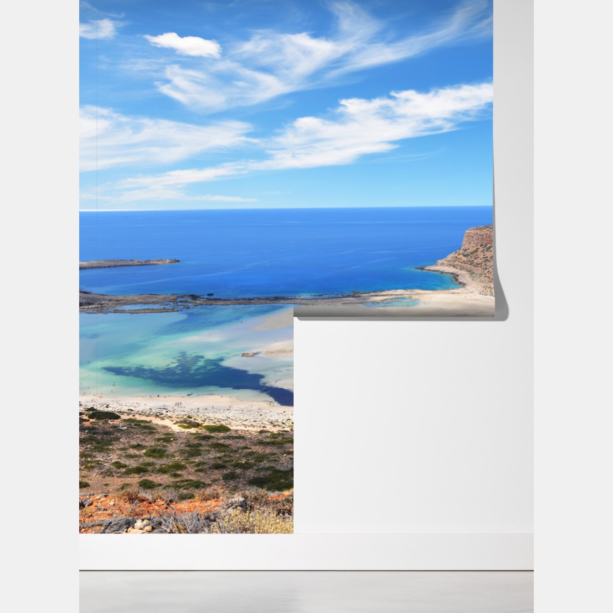 Fototapeta laguna Balos turkusowy krajobraz, Kreta – Wallissimo® Fototapeta laguna Balos turkusowy krajobraz, Kreta – Wallissimo®